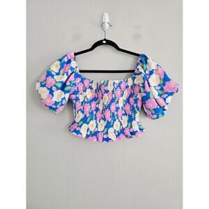 Altar'd State Blue.Colorful Top M